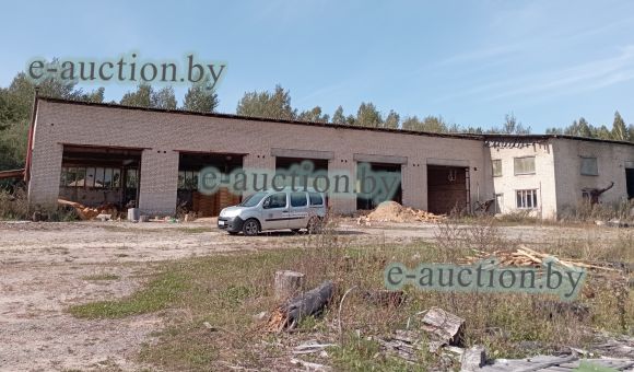 Ремонтная мастерская вблизи д. Матырино (Ушачский район), площадью 1054.6 м²