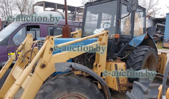 Экскаватор-погрузчик Амкодор 702-03 на шасси Беларус 82П, 2008