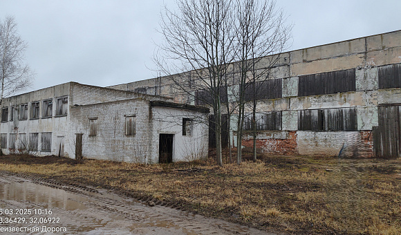 Здание мастерской в г. Костюковичи, площадью 2246м² Здание мастерской в г. Костюковичи, площадью 2246м²