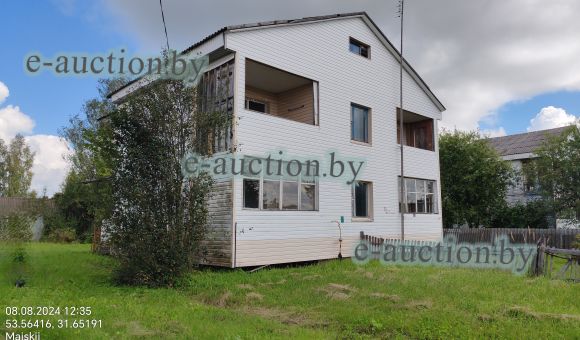 Жилой дом в аг. Майский (Чериковский район) площадью 162.7м²