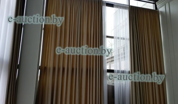 Штора с тюлью оранж (комплект) №14