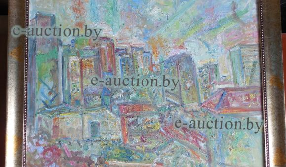 Живописное произведение Кременя П. «Вид Парижа»