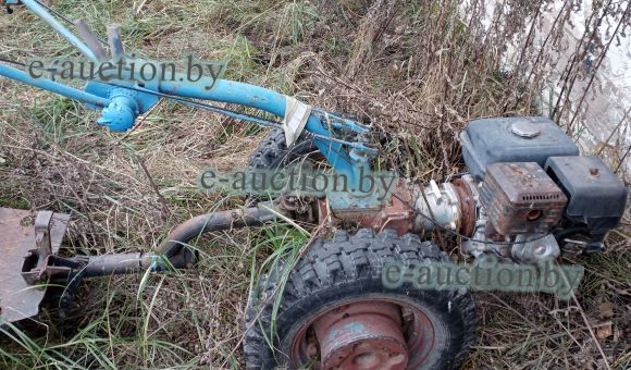 Мотоблок МТЗ с прицепом