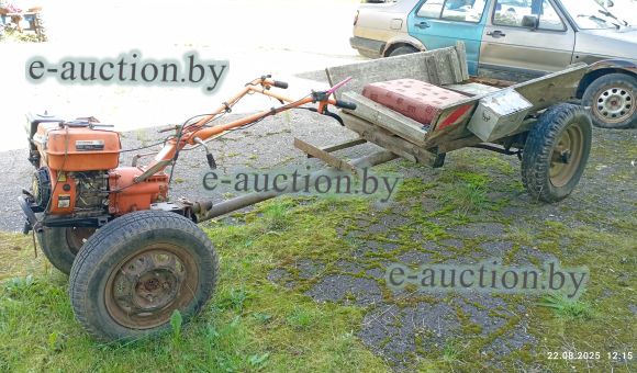 Мотоблок GROFF 2090P с прицепом