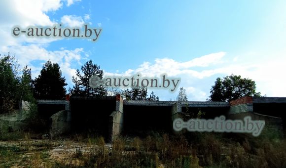  Бетонный навес в г. Березино, площадью 212.6 м²