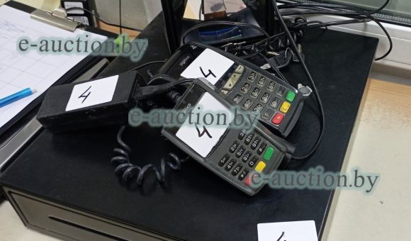 Платежный терминал с денежным ящиком и сканером штрих-кода №4
