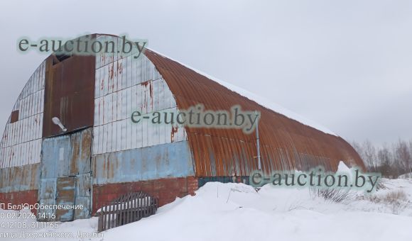 Здание специализированное складов в гп Дрибин, площадью 517.6м²