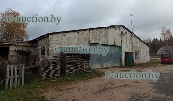 Здание цеха деревообработки в д. Жабичи (Логойский район), площадью 1307.1 м²