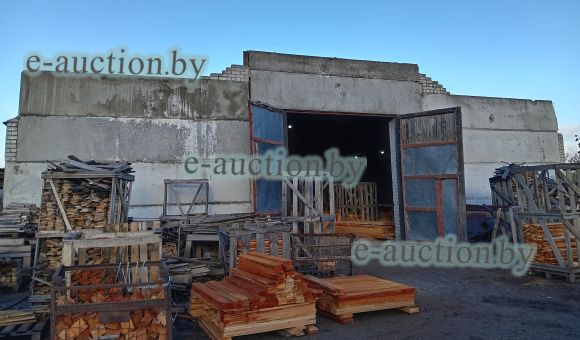 Здание общетоварного склада в г. Кобрине, площадью 429.5 м²