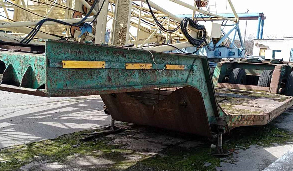 Полуприцеп площадка МAZ-5247, 1986