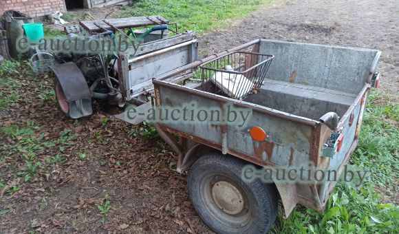 Мотоблок самодельный с прицепом