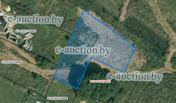 Земельный участок в д. Лучиновка (Витебский район), площадью 0.1500 га