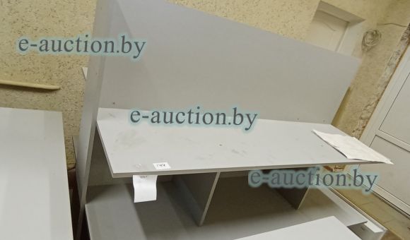 Стеллаж серый двухсторонний 
