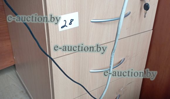 Тумба под стол цвета светлый орех (46х45х67) №28