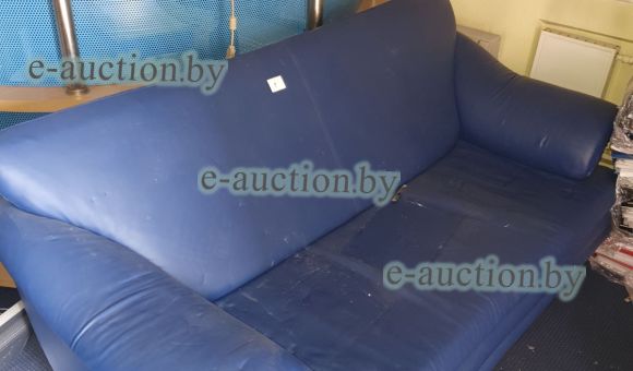 Диван синего цвета №1