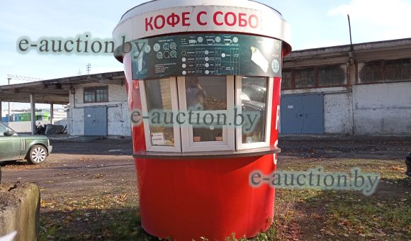 Киоск в форме кофейного стаканчика