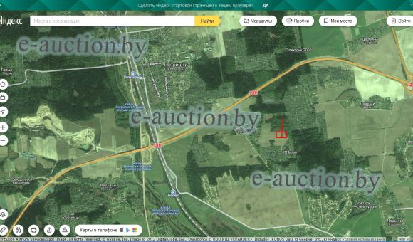 Земельный участок в д. Светлый путь (Минский район), площадью 0.1513 га