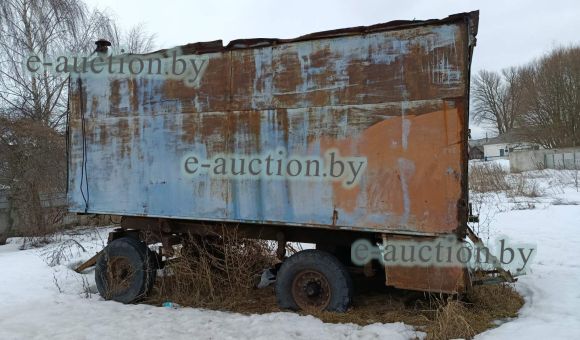 Вагон-бытовка голубого цвета