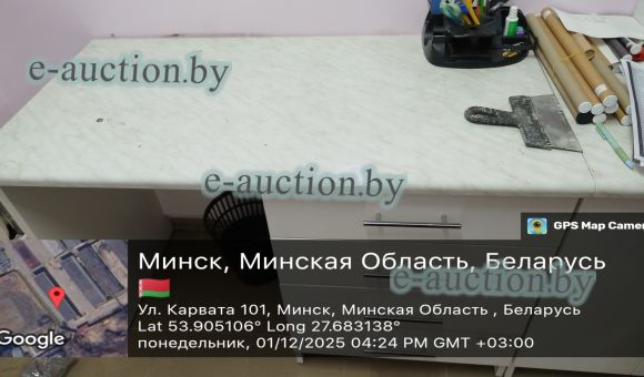 Стол лабораторный с 4-мя ящиками выдвижными 1200х600х750