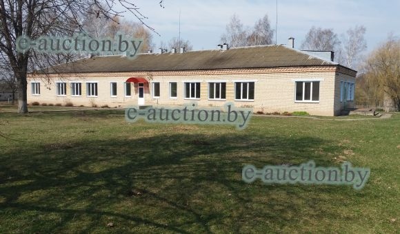 Капитальные строения: одноэтажный кирпичный детский сад 438 кв.м с забором металлическим, калиткой, цементно-песчаной тротуарной плиткой и бетонным бордюром, ж/б плиткой, асфальтобетонным покрытием; кирпичный погреб 36,5 кв.м