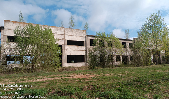 Машинный двор в д. Белая (Дрибинский район) площадью 1613.4м² Машинный двор в д. Белая (Дрибинский район) площадью 1613.4м²