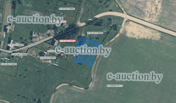 Земельный участок в д. Кобузи (Вилейский район), площадью 0.2321 га