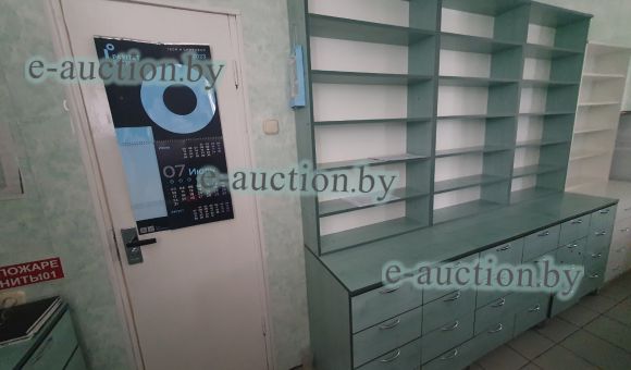 Стеллаж с тумбой 