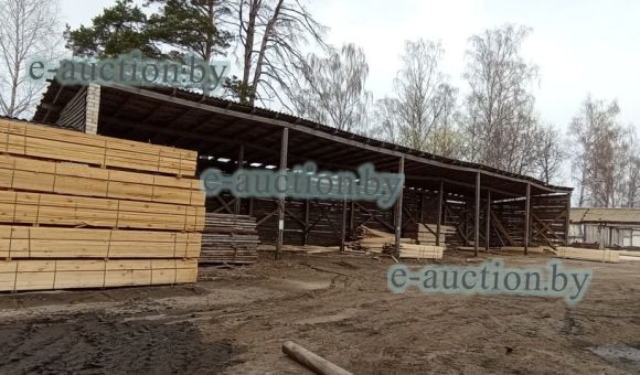 Навес для хранения №7 вблизи д. Тепливоды (Барановичский район), площадью 188.7м²