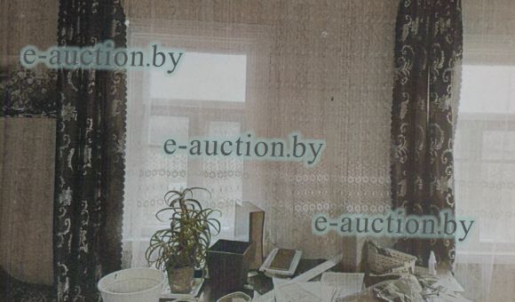 Шторы (коричневые с рисунком)