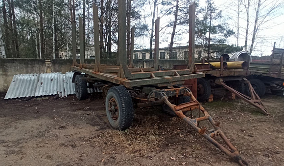 Прицеп специальный сортиментовоз 2PN 6M, 1984 Прицеп специальный сортиментовоз 2PN 6M, 1984