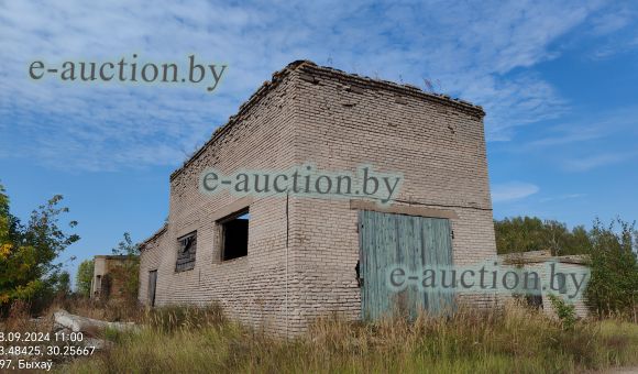 Незавершенное законсервированное капитальное строение в г. Быхове, площадью 102.4м²