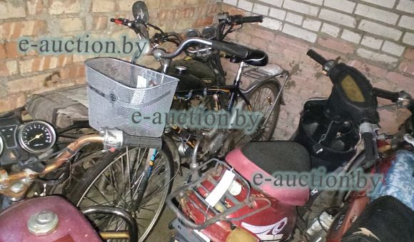 Велосипед с подвесным двигателем