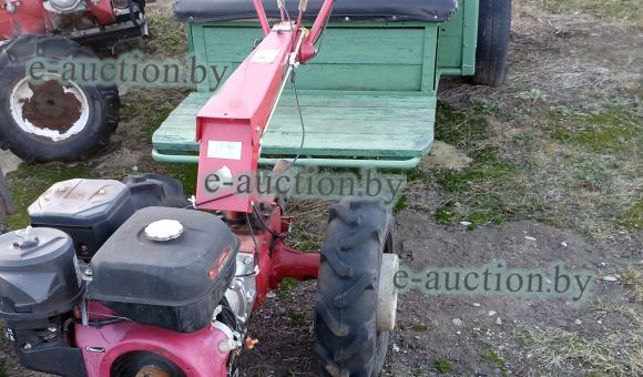 Мотоблок МТЗ с прицепом
