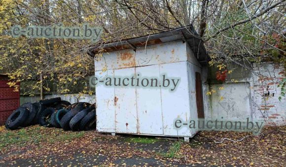 Будка металлическая, инв. №001673