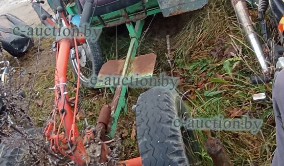 Мотоблок МТЗ с прицепом 