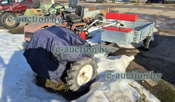 Мотоблок ROSSEL M-318 с прицепом