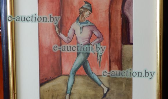 Графическое произведение Зака Е. «Арлекин»