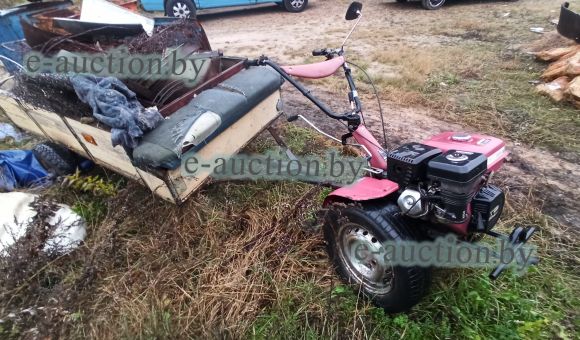 Мотоблок ASILAK SL-93L с прицепом