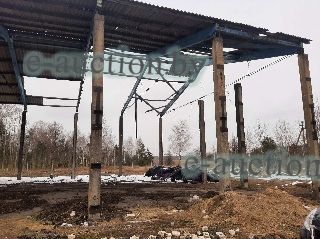 Навес для хранения сена вблизи д. Залядынье (Ивановский район) 