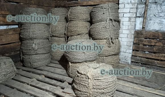 Веревка льняная трёхрядная