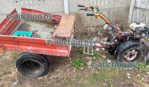 Мотоблок Кентавр с прицепом