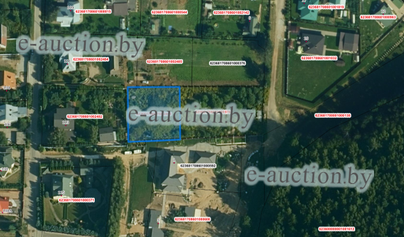 Земельный участок в аг. Ратомка (Минский район), площадью 0.1500 га