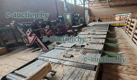 Гатерный рольганг с интегрированным поперечным транспортером