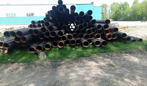 Стальные трубы, общей протяженностью 2190 м.п. Стальные трубы, общей протяженностью 2190 м.п.