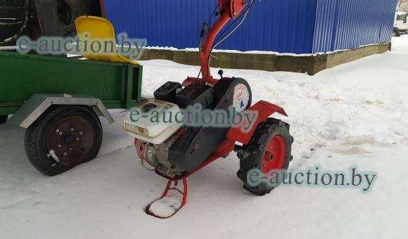 Мотоблок АГАТ с прицепом