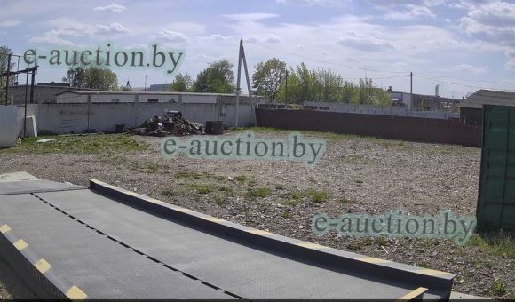 Площадка бетонная на ст. Калий (Солигорский район), площадью 608 м²