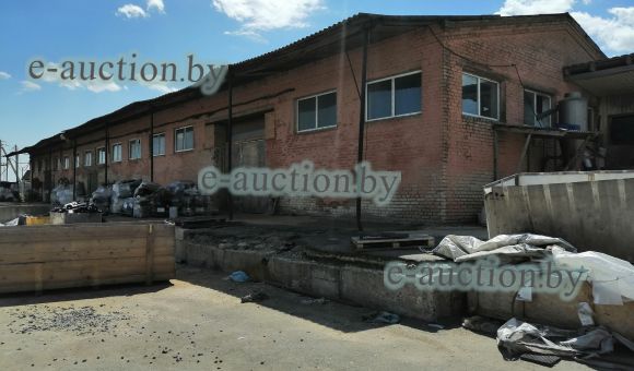 Здание склада хозтоваров с рампой в рп Речица (Столинский район), площадью 556.7 м²