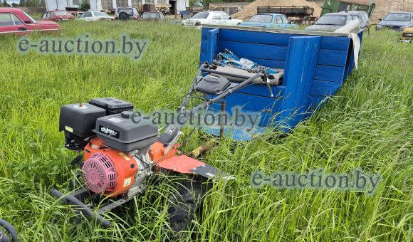 Мотоблок SKIPER SP-1800S с прицепом