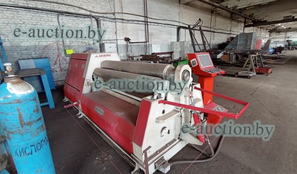 Гидравлический четырехвалковый листогибочный  станок AHS20/16-20