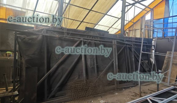 Сваренный стол из профильных труб 80х80х3 размером 2,80х1,95х0,90 №12